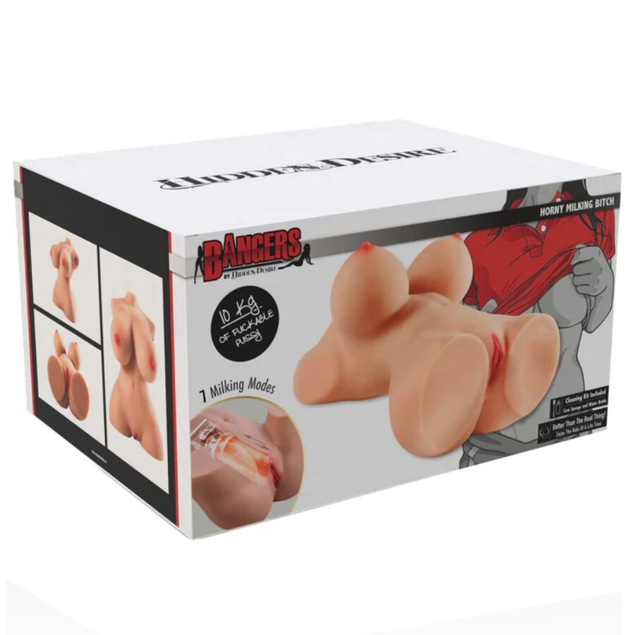 HIDDEN DESIRE – BANGERS Milking Female Masturbator Torso 10 kg