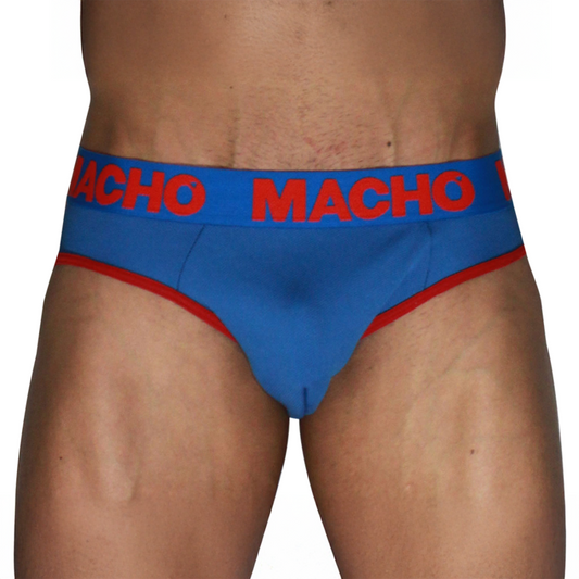 MACHO - MCH005 CLASSIC SLIP BLUE + RED XL
