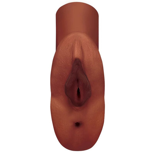 PDX PLUS – Perfect Double Stroker Brown Vaginal and Anal Masturbator