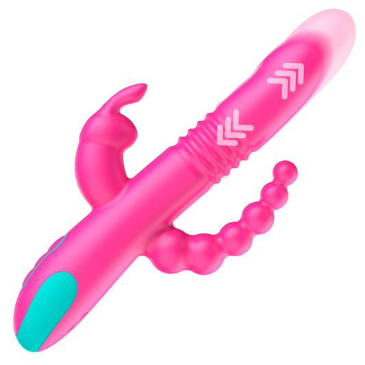 HAPPY LOKY - DONALD TRIPLE STIMULATION: ANAL, G-SPOT & CLITORIS + WATCHME REMOTE CONTROL