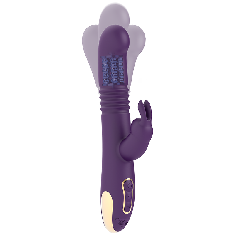 TREASURE - BASTIAN RABBIT UP & DOWN ROTATOR & VIBRATOR + WATCHME REMOTE CONTROL