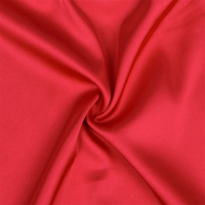 SUBBLIME - SATIN BABYDOLL WITH LACE RED L/XL