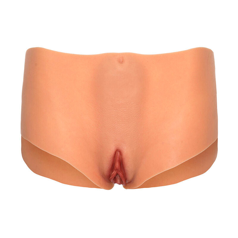 HIDDEN DESIRE – ALTER EGO Open Dual Opening Brief Medium Waist Flesh