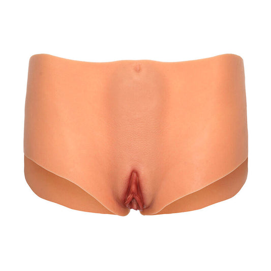 HIDDEN DESIRE – ALTER EGO Open Dual Opening Brief Medium Waist Flesh