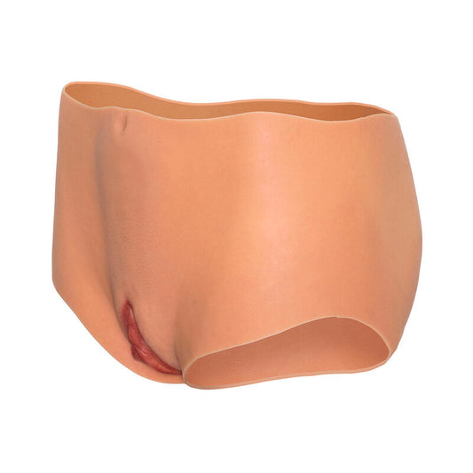 HIDDEN DESIRE – ALTER EGO Open Dual Opening Brief Medium Waist Flesh