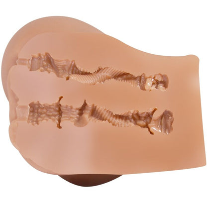 CRAZY BULL – Emilia Dual Opening Vibrator Flesh with Remote Control