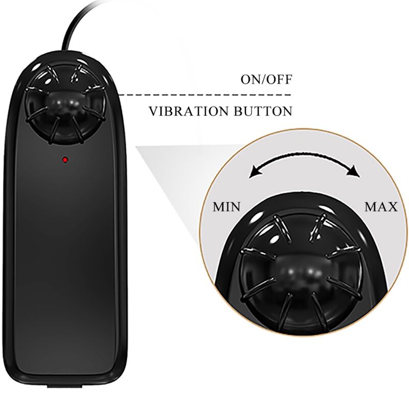CRAZY BULL – Emilia Dual Opening Vibrator Flesh with Remote Control
