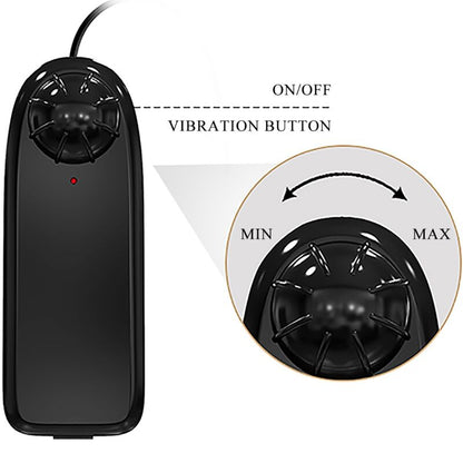 CRAZY BULL – Emilia Dual Opening Vibrator Flesh with Remote Control
