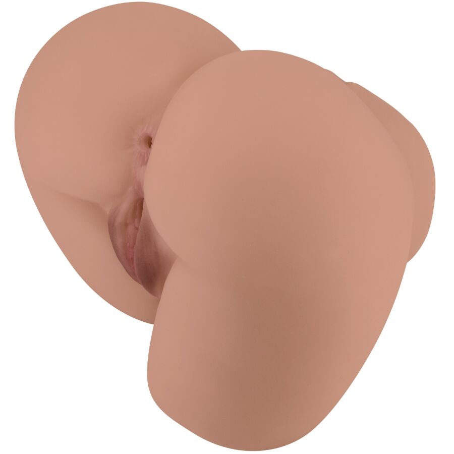 CRAZY BULL – Bernace Dual Opening Vibrator Flesh with Remote Control
