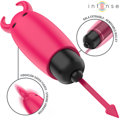 INTENSE - SCARLET VIBRATING BULLET RED DEMON 9.3 X 2.4 CM