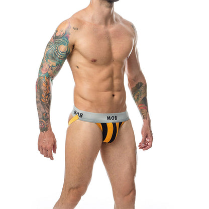 MOB - CLASSIC JOCK STRIPE ORANGE SIZE XL