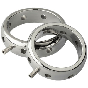 BDSM metal penis rings