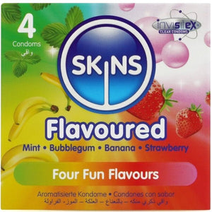 Condoms with flavour