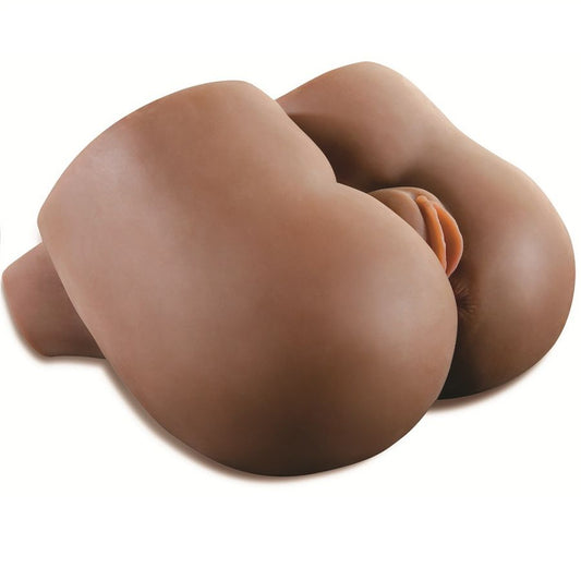 EXTREME TOYZ – PIPEDREAM Silly Extra Real Female Torso Black – Dual Opening