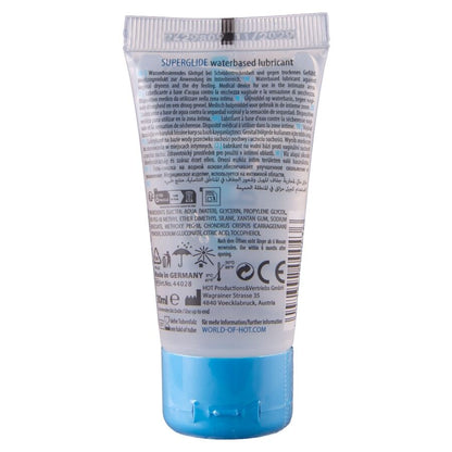 HOT - SUPERGLIDE LIQUID PLEASURE WATERBASED LUBRICANT 30 ML