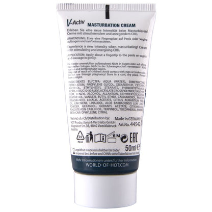 HOT - MASTURBATIONSCREME MIT CBD - UNISEX 100ML