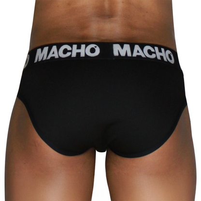 MACHO  - MCH007  CLASSIC SLIP BLACK + BLACK M