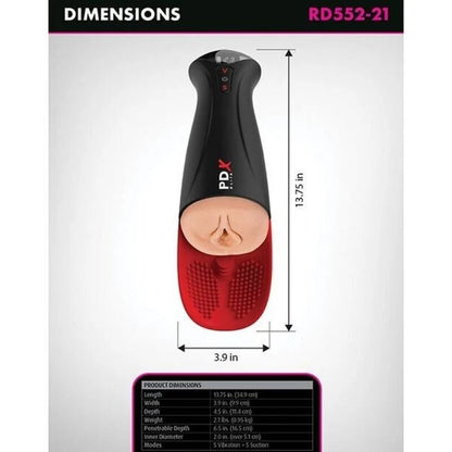 PDX Elite Pro XL Automatic Masturbator 42 CM
