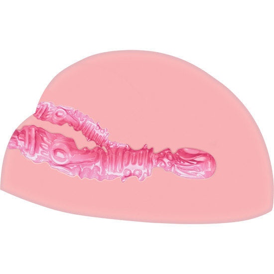 ACT – Dual Opening Vibrating Masturbator with Bullet – Medium